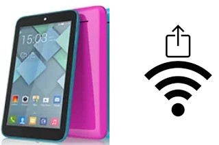 Générer un QR code avec la clé Wifi sur un alcatel Pixi 7