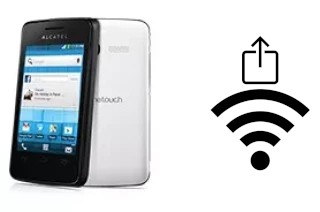 Générer un QR code avec la clé Wifi sur un alcatel One Touch Pixi