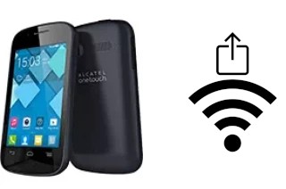 Générer un QR code avec la clé Wifi sur un alcatel Pop C1