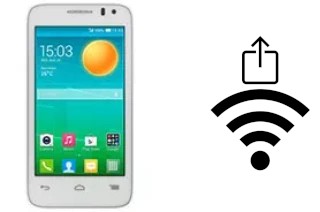 Générer un QR code avec la clé Wifi sur un alcatel Pop D3