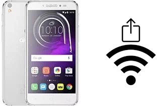 Générer un QR code avec la clé Wifi sur un alcatel Shine Lite