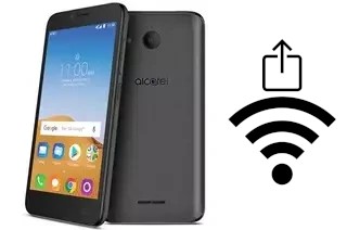 Générer un QR code avec la clé Wifi sur un Alcatel Tetra