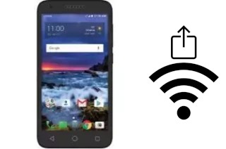 Générer un QR code avec la clé Wifi sur un Alcatel Verso