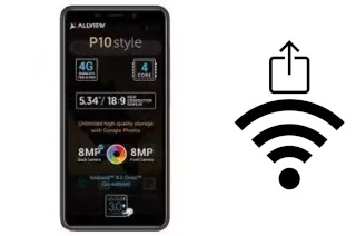 Générer un QR code avec la clé Wifi sur un Allview P10 Life