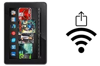 Générer un QR code avec la clé Wifi sur un Amazon Kindle Fire HDX 8.9