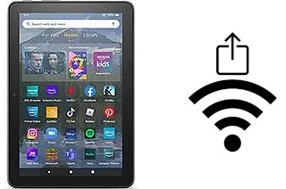 Générer un QR code avec la clé Wifi sur un Amazon Fire HD 8 Plus (2022)