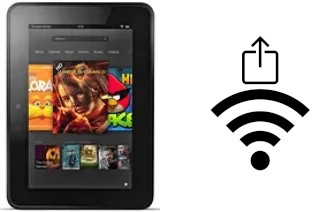 Générer un QR code avec la clé Wifi sur un Amazon Kindle Fire HD