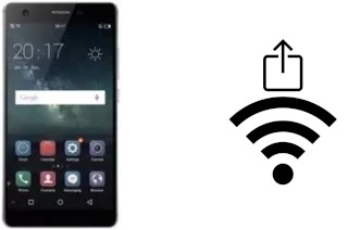 Générer un QR code avec la clé Wifi sur un Amigoo A5000