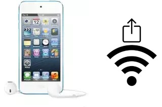 Comment partager le clé de sécurité réseau Wifi d'un Apple iPod touch 5th generation sans le taper