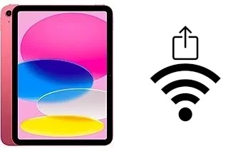 Comment partager le clé de sécurité réseau Wifi d'un Apple iPad (2022) sans le taper