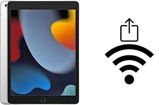 Comment partager le clé de sécurité réseau Wifi d'un Apple iPad 10.2 (2021) sans le taper