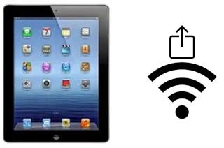 Comment partager le clé de sécurité réseau Wifi d'un Apple iPad 3 Wi-Fi sans le taper