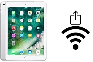 Comment partager le clé de sécurité réseau Wifi d'un Apple iPad 9.7 sans le taper