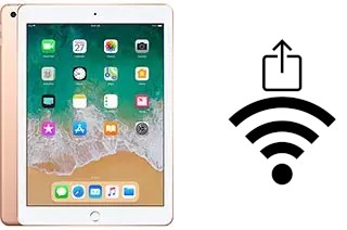 Comment partager le clé de sécurité réseau Wifi d'un Apple iPad 9.7 (2018) sans le taper