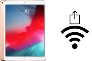 Comment partager le clé de sécurité réseau Wifi d'un Apple iPad Air (2019) sans le taper