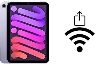 Comment partager le clé de sécurité réseau Wifi d'un Apple iPad mini (2021) sans le taper