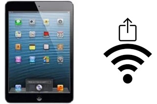 Comment partager le clé de sécurité réseau Wifi d'un Apple iPad mini Wi-Fi sans le taper