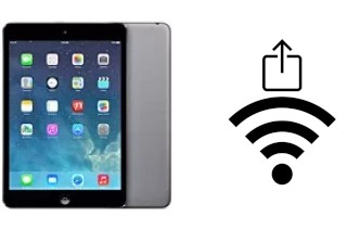 Comment partager le clé de sécurité réseau Wifi d'un Apple iPad mini 2 sans le taper