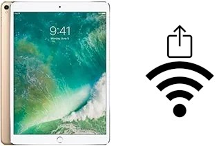 Comment partager le clé de sécurité réseau Wifi d'un Apple iPad Pro 10.5 sans le taper