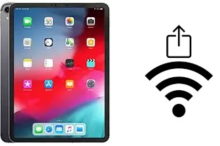 Comment partager le clé de sécurité réseau Wifi d'un Apple iPad Pro 11 sans le taper