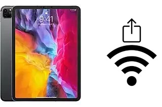 Comment partager le clé de sécurité réseau Wifi d'un Apple iPad Pro 11 (2020) sans le taper