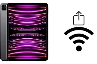 Comment partager le clé de sécurité réseau Wifi d'un Apple iPad Pro 11 (2022) sans le taper