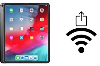 Comment partager le clé de sécurité réseau Wifi d'un Apple iPad Pro 12.9 (2018) sans le taper