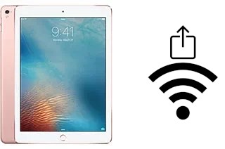 Comment partager le clé de sécurité réseau Wifi d'un Apple iPad Pro 9.7 (2016) sans le taper