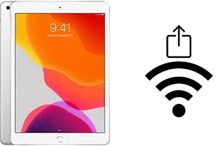 Comment partager le clé de sécurité réseau Wifi d'un Apple iPad 10.2 sans le taper