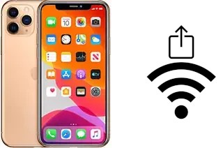 Comment partager le clé de sécurité réseau Wifi d'un Apple iPhone 11 Pro sans le taper