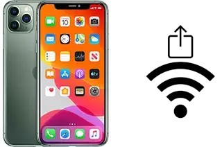 Comment partager le clé de sécurité réseau Wifi d'un Apple iPhone 11 Pro Max sans le taper