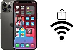 Comment partager le clé de sécurité réseau Wifi d'un Apple iPhone 12 Pro sans le taper