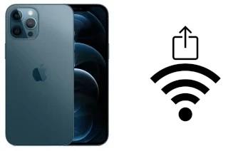 Comment partager le clé de sécurité réseau Wifi d'un Apple iPhone 12 Pro Max sans le taper