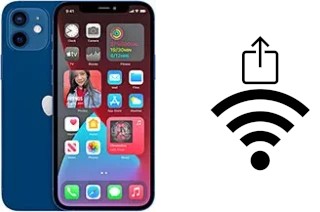 Comment partager le clé de sécurité réseau Wifi d'un Apple iPhone 12 sans le taper