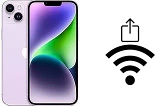 Comment partager le clé de sécurité réseau Wifi d'un Apple iPhone 14 Plus sans le taper