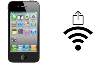 Comment partager le clé de sécurité réseau Wifi d'un Apple iPhone 4 sans le taper