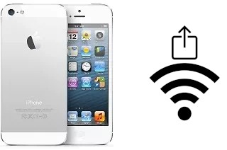 Comment partager le clé de sécurité réseau Wifi d'un Apple iPhone 5 sans le taper