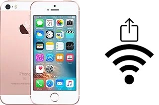 Comment partager le clé de sécurité réseau Wifi d'un Apple iPhone SE sans le taper