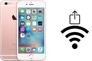 Comment partager le clé de sécurité réseau Wifi d'un Apple iPhone 6s sans le taper