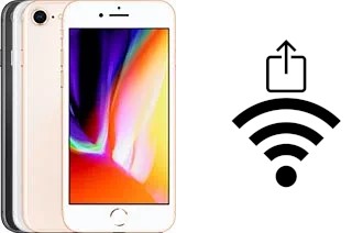 Comment partager le clé de sécurité réseau Wifi d'un Apple iPhone 8 sans le taper