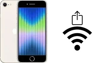 Comment partager le clé de sécurité réseau Wifi d'un Apple iPhone SE (2022) sans le taper