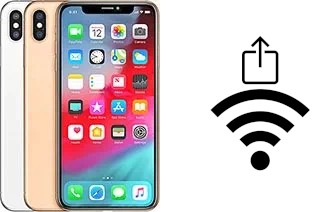 Comment partager le clé de sécurité réseau Wifi d'un Apple iPhone XS Max sans le taper