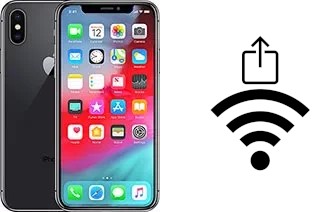 Comment partager le clé de sécurité réseau Wifi d'un Apple iPhone XS sans le taper