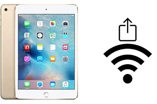 Comment partager le clé de sécurité réseau Wifi d'un Apple iPad mini 4 (2015) sans le taper