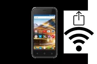 Générer un QR code avec la clé Wifi sur un Archos 40 Neon