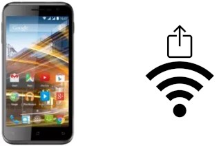 Générer un QR code avec la clé Wifi sur un Archos 50c Neon