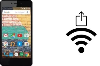 Générer un QR code avec la clé Wifi sur un Archos 50e Neon