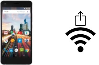 Générer un QR code avec la clé Wifi sur un Archos 50f Helium