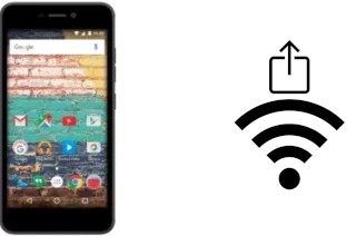 Générer un QR code avec la clé Wifi sur un Archos 50f Neon