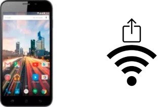 Générer un QR code avec la clé Wifi sur un Archos 55 Helium+